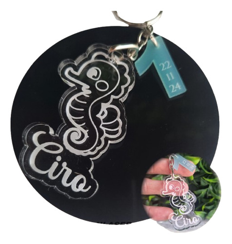 30 Llaveros Animales De Mar Personalizado Souvenir Fiesta
