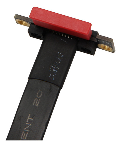 Cabo De Elevação Crystally-3x Pcie X1 Com Ângulo Reto Duplo