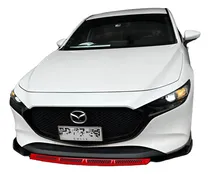 Comprar Front Lip Bumper Delantero 3 Piezas Negro Brillante Malla Ro
