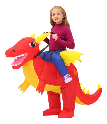 Vestido Inflable Para Niños, Disfraz De Dinosaurio Para Niño