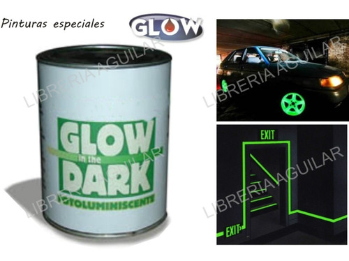 Pintura Fotoluminiscente 1litro Fosforescente Fluo The Dark