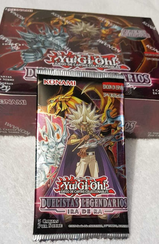 Yugi-oh Sobre Duelistas Legendarios Irá De Ra Español