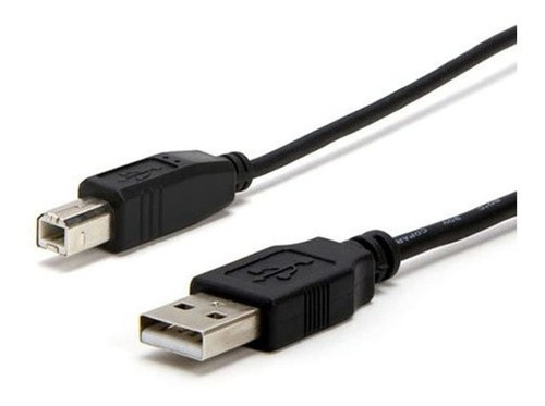 Cable Usb 2.0 tipo A Macho A Tipo B Macho 3 ft Color Negro