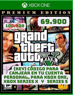 Grand Theft Auto V Xbox One, Series X Y Series S Código