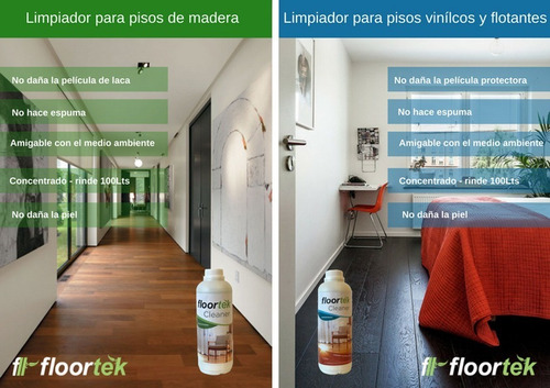 Cleaner Floortek 5l Porcelanato