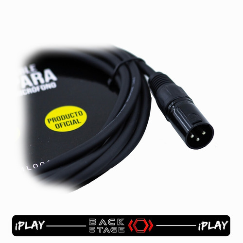 Imagen 3 de 7 de Iplay Ms-ml001-6m Cable P/ Micrófono 6 Metros Conector Xlr