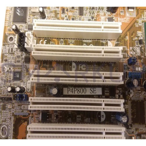 Used & Tested Asus P4p800 Se 865pe 478 Ddr Motherboard Ggs
