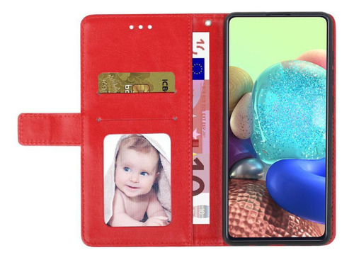 Funda Abatible Para Vivo Y03 4g Kickstand-libro De Cubierta