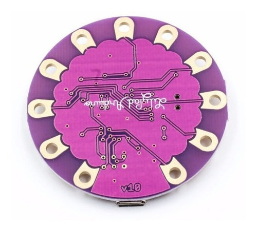 Imagen 3 de 7 de Placa Lilypad Atmega32u4 Wearable Ropa Textil Ide Arduino