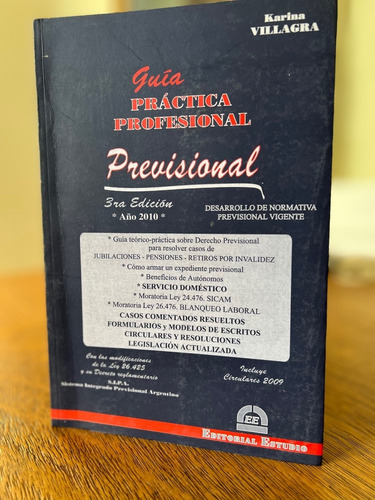 Guia Practica Profesional Previsional // Dra. Villagra