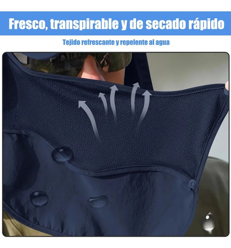 Sombrero De Sol Unisex Con Protección Uv Para Exteriores