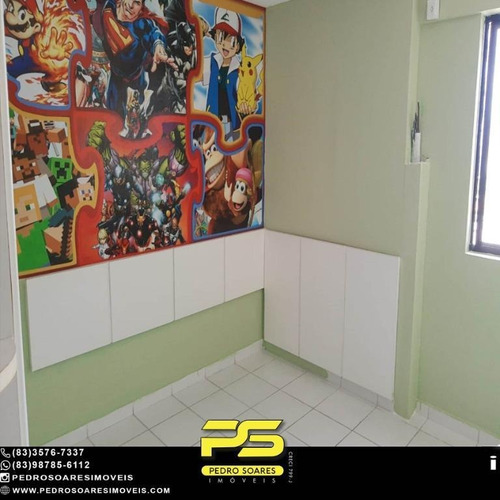 Apartamento Com 3 Dormitórios À Venda, 94 M² Por R$ 369.000 - Manaíra - João Pessoa/pb - Ap4993