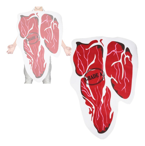 Steak Costume Food Cosplay Suit For Masquerade Parties