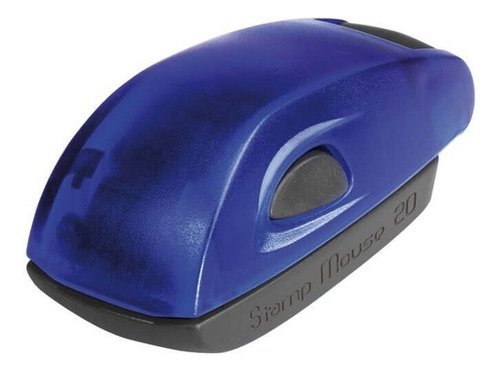 Selo personalizado Colop Pocket Mouse Stamp, tinta externa preta índigo