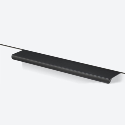 10 Pcs Cajón Oculto Tiradores Negro 25cm Con Tornillo