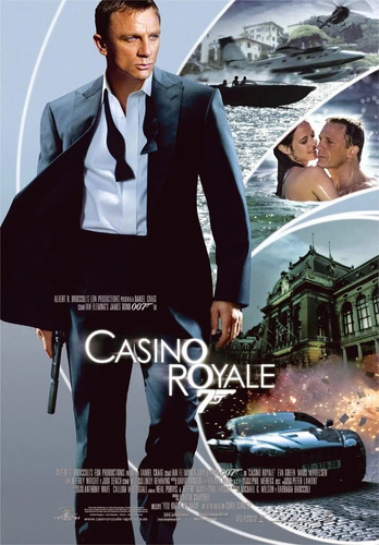 James Bond Casino Royale - Póster Cinematográfico-100x70 Cm