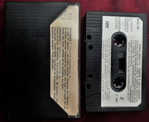 Estela Raval - Tributo A Los 5 Latinos - Casette Original (Usado)