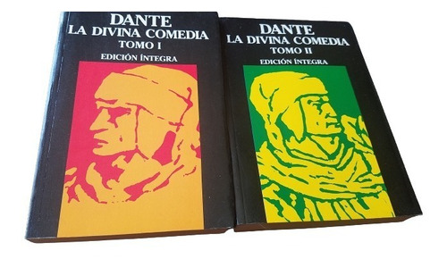 La Divina Comedia Dante Alighieri 2 Tomos Obra Completa