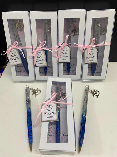 Lapiceras De Resina Souvenirs Para 15 Años