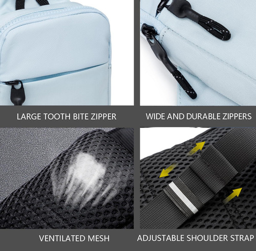 Bolsa Transversal De Peito Duplo, Bolsa De Cintura Impermeáv