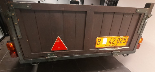 Trailer Caja Madera Impecable