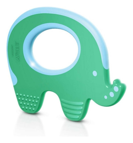 Mordillo Con Forma De Elefante Avent Scf199/00 Color Verde