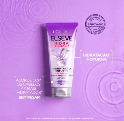 Creme Hidratação Noturna L'oréal Paris Elseve Hidra 200g