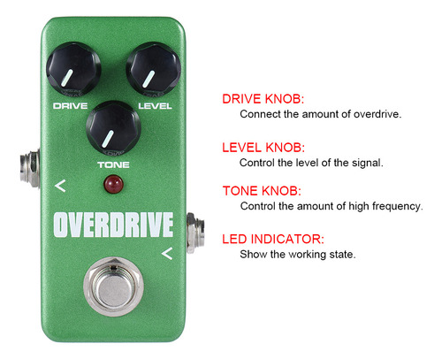 Pedal De Efectos Fod3 Kokko Para Guitarra Mini Overdrive Por