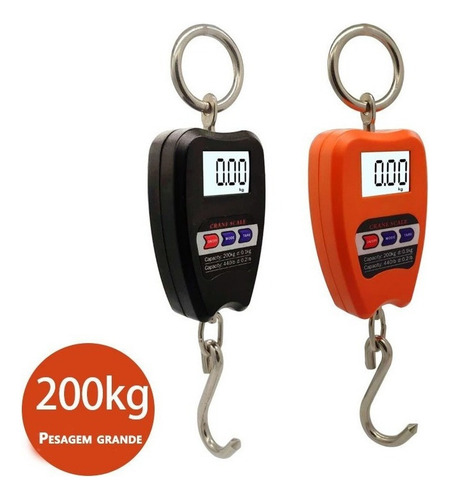Mini Báscula Digital Industrial Lcd Portátil 200 Kg