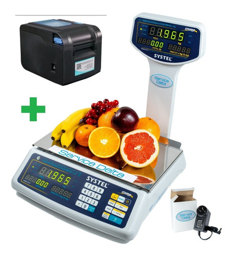 Imagen 3 de 3 de Impresor Systel Quo Novo Para Balanza Croma Clipse Etiqueta