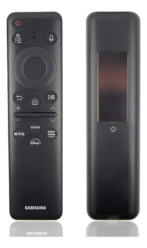Control Remoto Samsung Original Carga Solar Usb Mando X Voz Negro