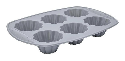 Forma Assadeira Bolo Cupcake Muffins Silicone Livre Bpa