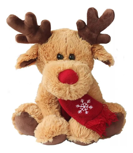 Regalo De Peluche Navideño Con Forma De Reno Red Nose