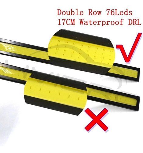 Luz Led Diurna Barra Impermeable Para Autos