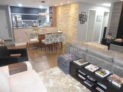 Vila Mascote Apartamento Com Dois Dormitórios 1 Suite Duas Vagas 86m2 - Cf65738