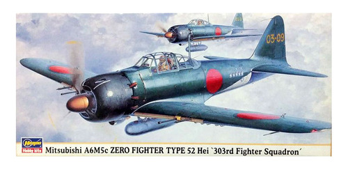 Mitsubishi A6m5c Zero Fighter Escala 1/72 Hasegawa D-078