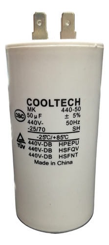 Capacitor De Marcha Aire Acondicionado 50mf Repjul