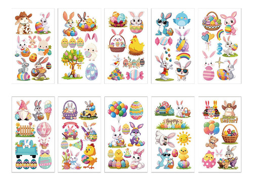 Tz Tatuaje Temporal De Pascua Para Niños Tatuaje Temporal