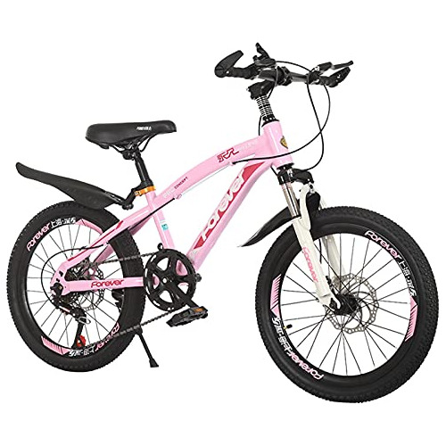 Bicicleta Infantil Fufu Con Soporte Y Protector - Rosa