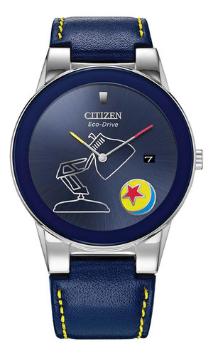 Reloj Citizen 61422 Au1061-08w Hombre Ecodrive Pixar Color de la correa Azul Color del bisel Azul Color del fondo Azul 61422