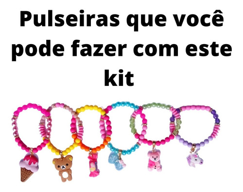Imagem 6 de 8 de Kit Para Montar Bijuteria Infantil Iniciante Envio Imediato