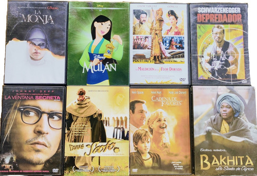 Set De 9 Dvd´s Originales Y Taquilleros 