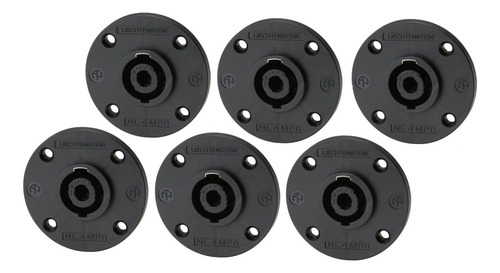  Neutrik® Nl4fx® 6 Conectores Chasis 4 Polos Nuevo Envio Mes