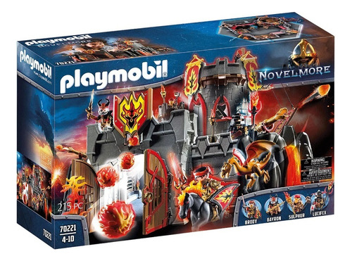 Juego Playmobil Novelmore Fortaleza De Bandidos Burnham Cantidad de piezas 215