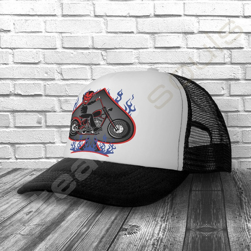 Gorra Trucker Camionera | Moto #323| Cafe Racer Bobber Vespa