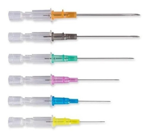 Kit 20 Un Catéter Para Piercing 14g/16g/18g/20g/22g Cor Misto 14g/16g/18g/20/g/22g