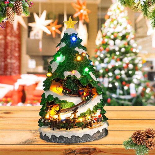 De Navidad Iluminado, Decoración Navideña Con Música,