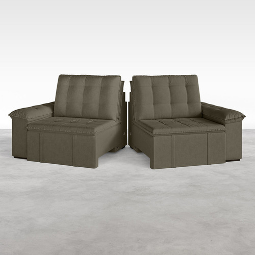 Sofá Cama Palmeira 3 Lugares Retrátil Reclinável 2,20m Wt