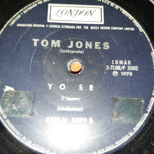 Simple Tom Jones London Ww C13