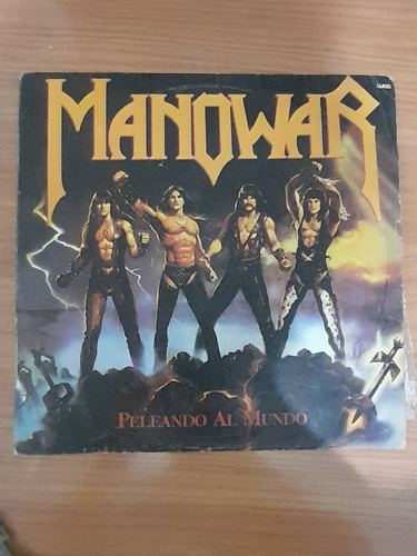 Vinilo Manowar. Fighting The Word. Edición Nacional Año 1987